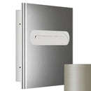 Bradley Elvari Series Seat Cover Dispenser - Recessed Mounted, Large Capacity - 5B1-003600-BN, Brushed Nickel
