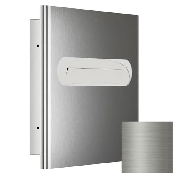 Bradley Elvari Series Seat Cover Dispenser - Recessed Mounted, Large Capacity - 5B1-003600-BS, Brushed Stainless