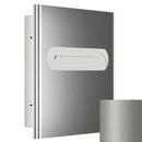 Bradley Elvari Series Seat Cover Dispenser - Recessed Mounted, Large Capacity - 5B1-003600-BS, Brushed Stainless