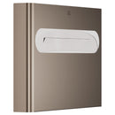 Bradley Elvari Series Seat Cover Dispenser - Surface Mounted, Large Capacity - 5B1-113600-BZ, Brushed Bronze