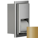 Bradley Elvari Series Toilet Tissue Dispenser - Recessed Mounted, Medium Capacity - 5B2-000000-BR, Brushed Brass