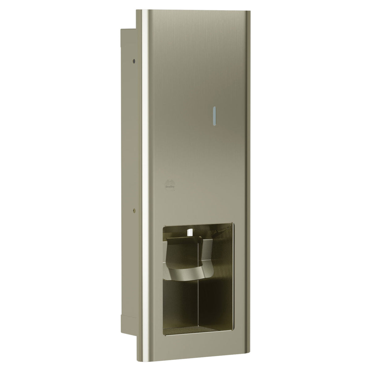 Bradley Elvari Series Foam Soap Dispenser - 40oz, Recessed - 6B1-000073-BN, Brushed Nickel