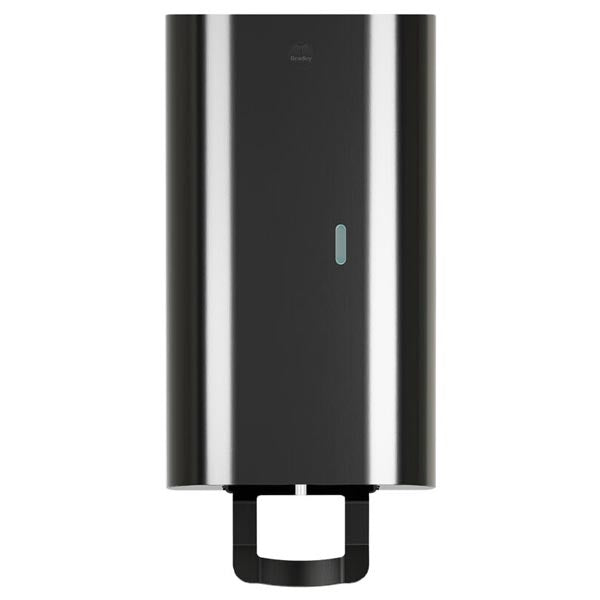 Bradley Elvari Series Liquid Soap/Gel Sanitizer Dispenser - 40oz, Surface Mounted - 6B1-110000-BB, Brushed Black