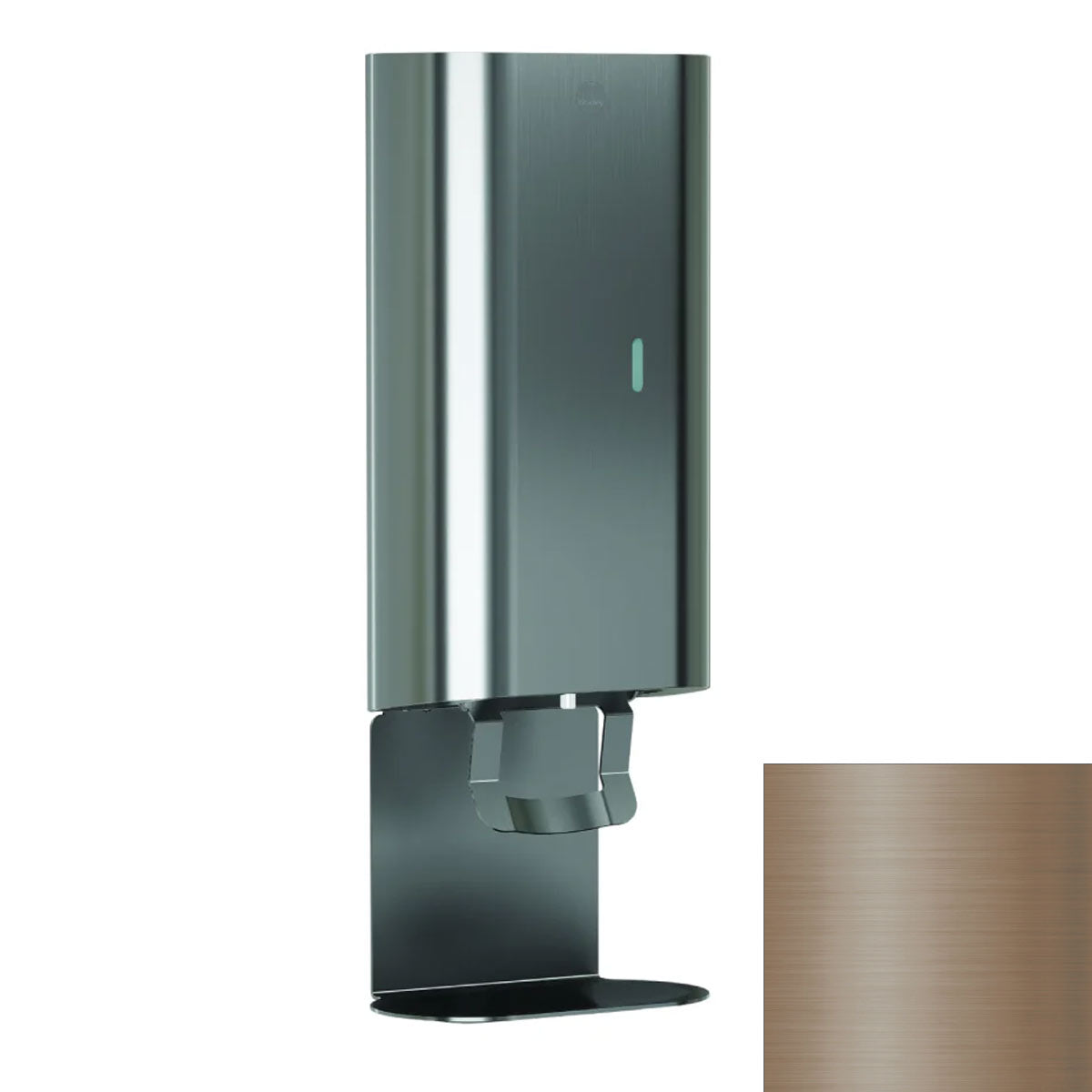 Bradley Elvari Series Liquid Soap/Gel Sanitizer Dispenser - 40oz, Surface Mounted, Drip Tray - 6B1-110000T-BZ, Brushed Bronze