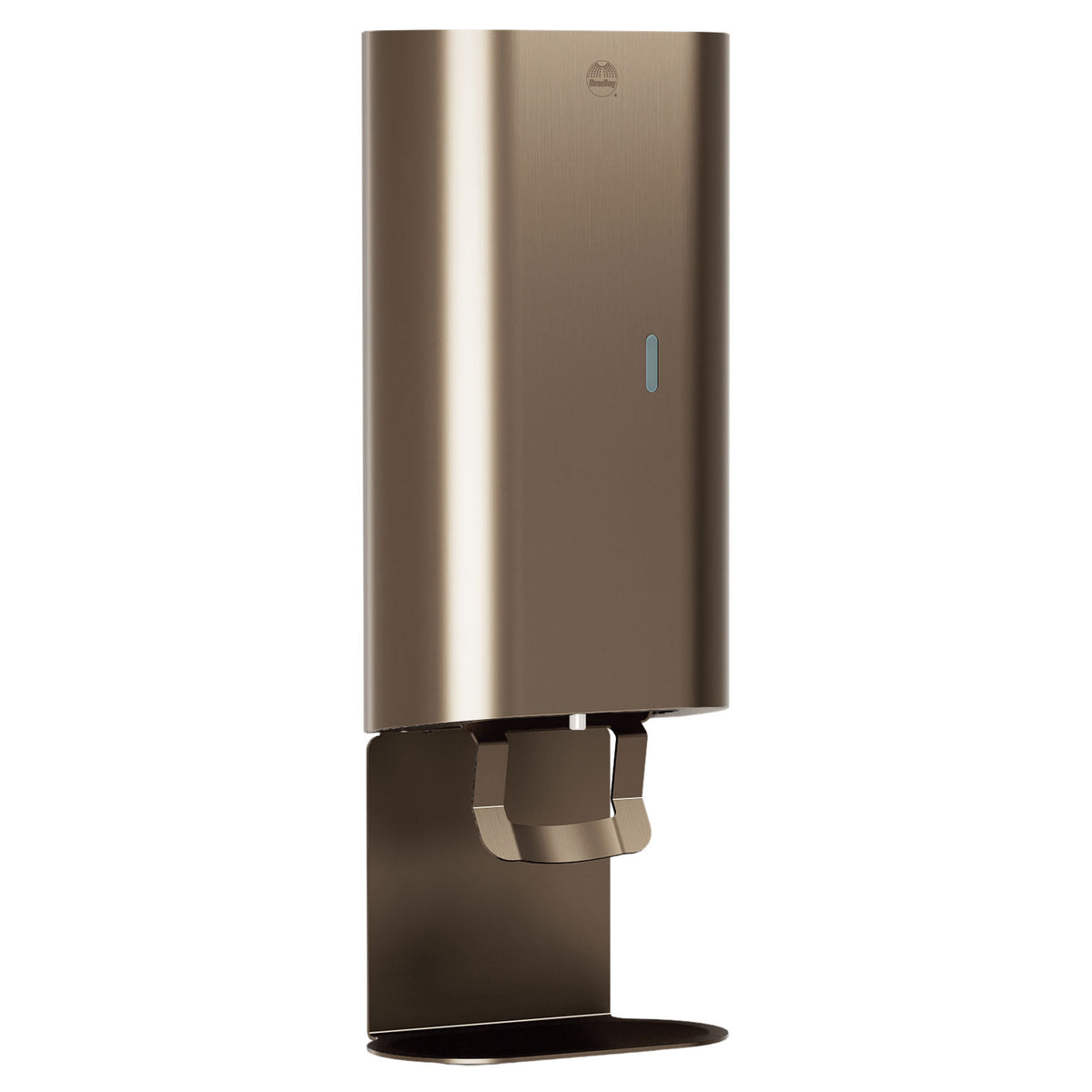 Bradley Elvari Series Liquid Soap/Gel Sanitizer Dispenser - 40oz, Surface Mounted, Drip Tray - 6B1-110000T-BZ, Brushed Bronze