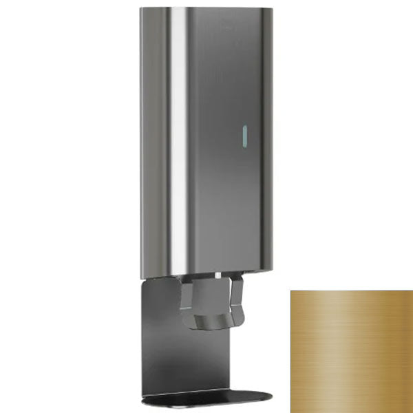 Bradley Elvari Series Foam Soap Dispenser - 40oz, Surface Mounted, Drip Tray - 6B1-110073T-BR, Brushed Brass