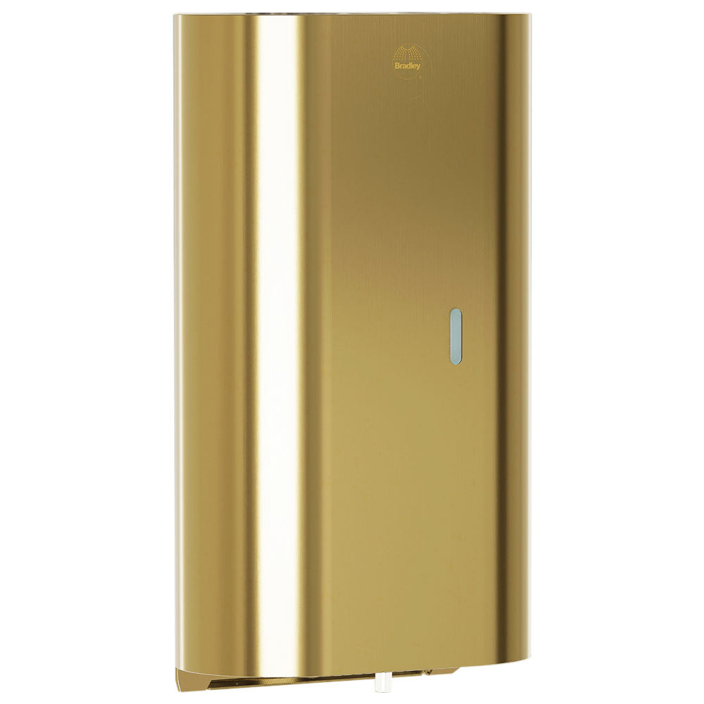 Bradley Elvari Series Automatic Foam Soap Sensor Dispenser - 40oz, Surface Mounted - 6B1-119373-BR, Brushed Brass