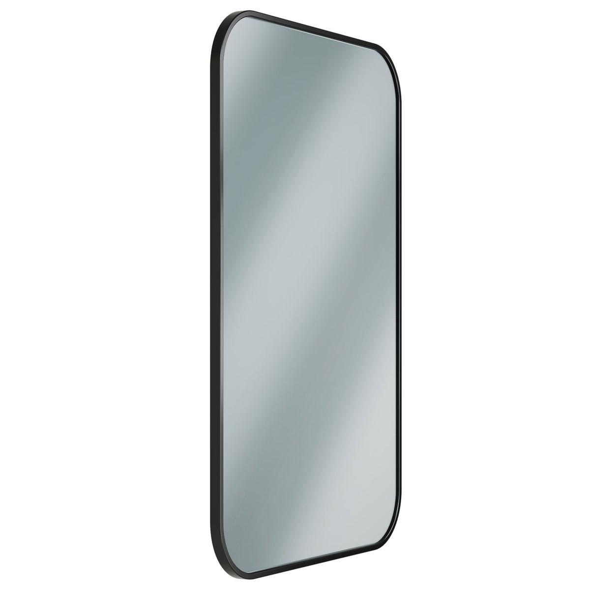 Bradley Elvari (18 x 30) Frame Mirror-Stainless - 7B1-0018300-BB, Brushed Black, 18" W x 30" H