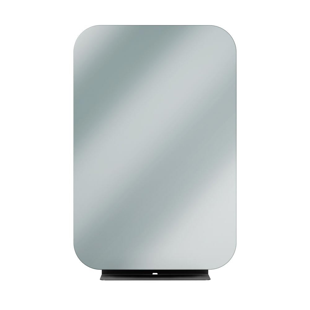 Bradley Elvari (24 x 36) Frameless Mirror w/Shelf - 7B1-3024360-BB, Brushed Black, 24" W x 36" H