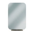 Bradley Elvari (24 x 36) Frameless Mirror w/Shelf - 7B1-3024360-BN, Brushed Nickel, 24" W x 36" H