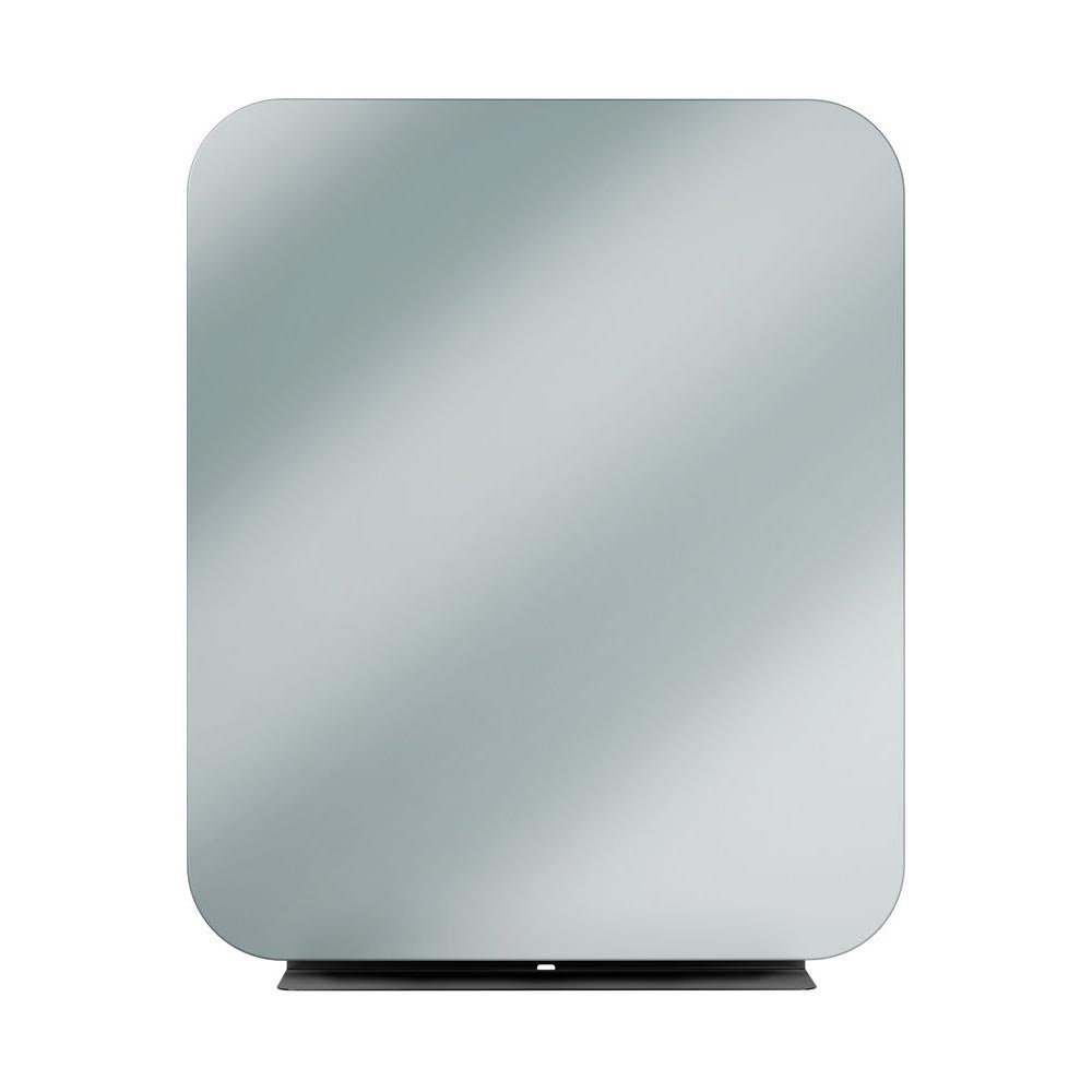 Bradley Elvari (30 x 36) Frameless Mirror w/Shelf - 7B1-3030360-BB, Brushed Black, 30" W x 36" H