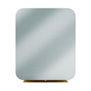 Bradley Elvari (30 x 36) Frameless Mirror w/Shelf - 7B1-3030360-BR, Brushed Brass, 30" W x 36" H