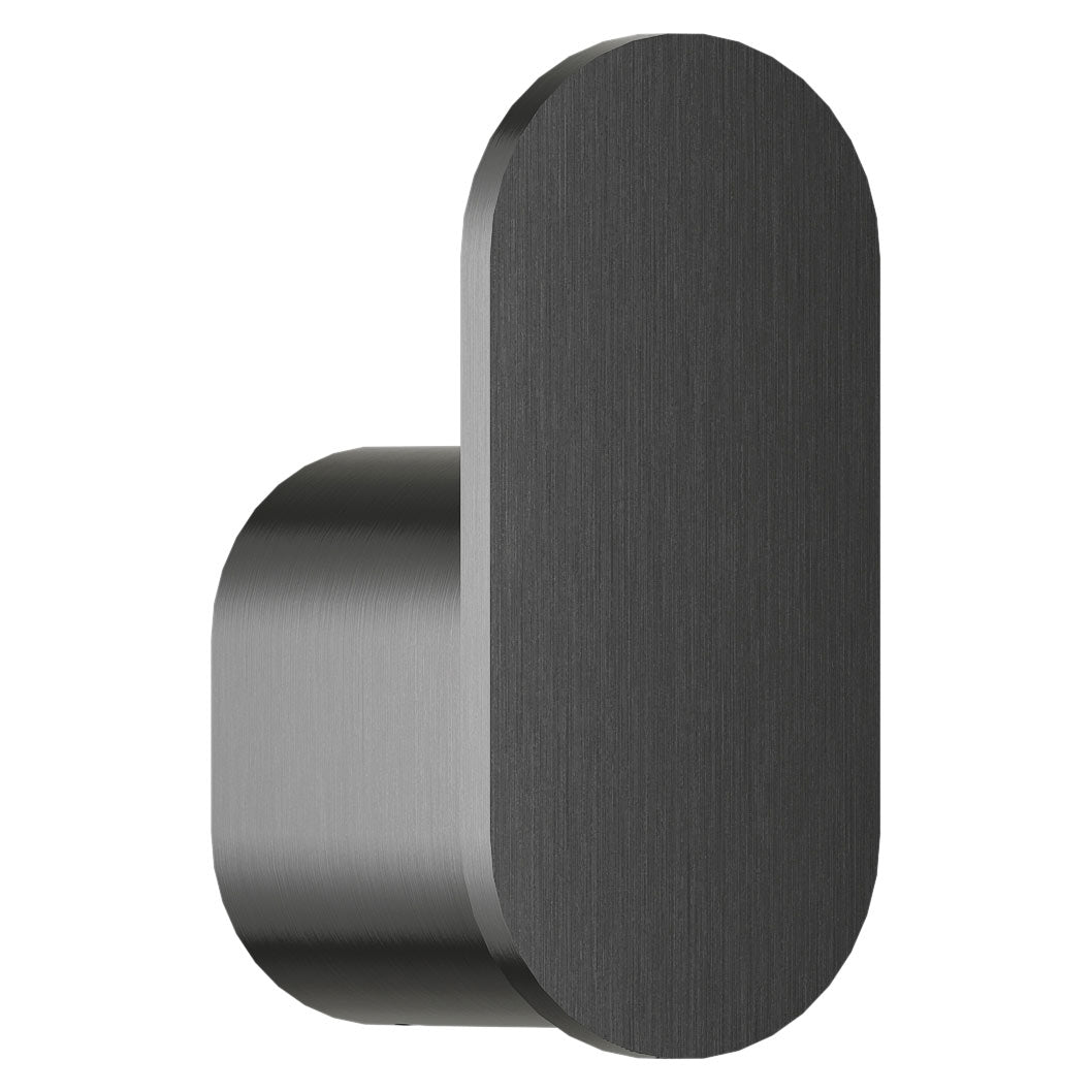 Bradley Elvari Series Robe Hook - Stainless-Surface Mounted, Single Hook - 9B1-110000-BB, Brushed Black