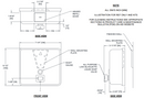 ASI 9343 Commercial (Liquid) Soap Dispenser, Surface-Mounted, Manual-Push, Stainless Steel