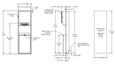 ASI 646924A Simplicity - Auto Roll Paper Towel Disp & 12 gal. Waste Receptacle, Battery, Recessed