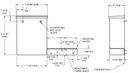 ASI 0852-SH Commercial Restroom Sanitary Napkin Disposal w/ Shelf, Surface-Mounted, 7-7/8" W x 9-11/16" H x 4" D Stainless Steel