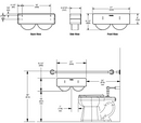 Bradley 5426-11 Commercial Coreless Toilet Paper Dispenser, Surface-Mounted, Stainless Steel