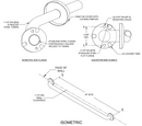 ASI 3701-24P (24 X 1.25) Commercial Grab Bar, 1-1/4" Diameter x 24" Length, Stainless Steel (Peened)