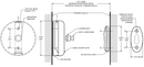 ASI 0712 Commercial Grab Bar Retractable Clothes Line, Surface-Mounted, Stainless Steel