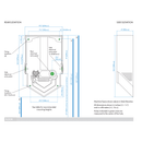 Dyson Airblade V (AB12) Automatic Hand Dryer, Sprayed Nickel, Updated Part Number: HU02