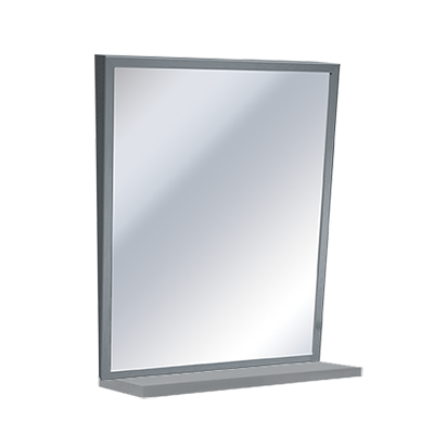 ASI 0537 Fixed Tilt Mirror with Shelf