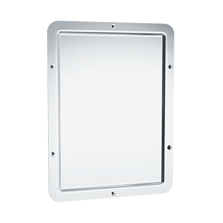 ASI 107-14 One-Piece Security Mirror, Front Mount
