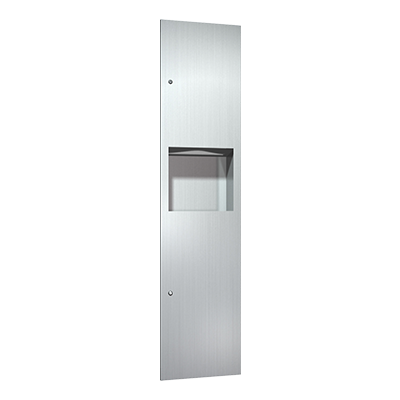 ASI 6464 Simplicity Paper Towel Dispenser and Waste Receptacle, Recessed