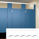 ASI Global Toilet Partition (Plastic) 5 In Corner (180"W x 61-1/4"D) IC53660