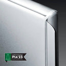 ASI Global Toilet Partition (Stainless Steel) 4 In Corner (144"W x 61 1/4"D) IC43660-SS-Global