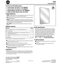 Bradley 740-024360 (24 x 36) Commercial Restroom Tilt Mirror, Surface-Mounted, Stainless Steel w/ Satin Finish, 24" W x 36" H