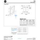 Bradley 740-018300 (18 x 30) Commercial Restroom Tilt Mirror, Surface-Mounted, 18" W x 30" H, Stainless Steel w/ Satin Finish