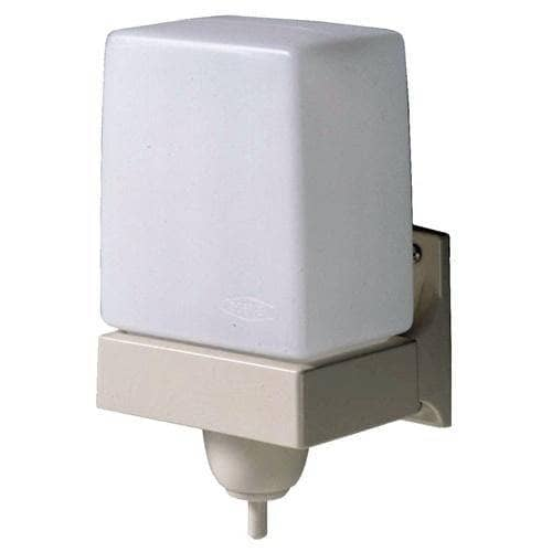 Bobrick B-156 Commercial Liquid Soap Dispenser, Surface-Mounted, Manual-Push, Plastic - 24 Oz