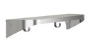 Bradley Elvari Series Shelf, Stainless Satin, 20 Gauge w/ Hooks, 5" X 24" - 7B2-0052496