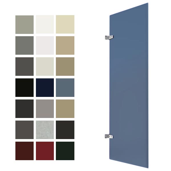 Hadrian (Metal) Urinal Screen (18" x 48") Brackets - 520118