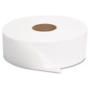 GEN Jrt Jumbo Bath Tissue, Septic Safe, 1-Ply, White, 10" Dia, 6 Rolls/Carton - GEN1512 - TotalRestroom.com