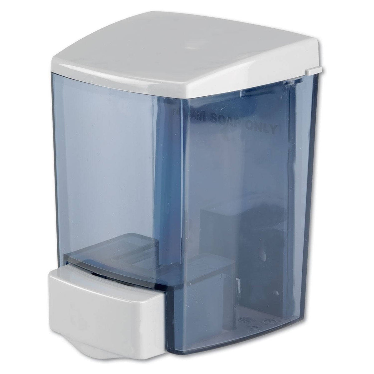 Impact Encore Bulk Foam Soap Dispenser, 30 Oz, 4.5" X 4" X 6.25", Gray/Clear - IMP9336 - TotalRestroom.com
