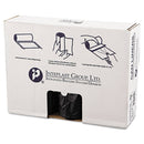 Interplast High-Density Interleaved Commercial Can Liners, 60 Gal, 16 Microns, 43" X 48", Black, 200/Carton - IBSS434816K - TotalRestroom.com