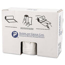 Interplast High-Density Interleaved Commercial Can Liners, 60 Gal, 22 Microns, 38" X 60", Clear, 150/Carton - IBSS386022N - TotalRestroom.com