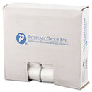 Interplast Low-Density Commercial Can Liners, 16 Gal, 0.35 Mil, 24" X 33", Clear, 1,000/Carton - IBSSL2433LTN - TotalRestroom.com