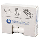Interplast High-Density Commercial Can Liners, 10 Gal, 6 Microns, 24" X 24", Natural, 1,000/Carton - IBSS242406N - TotalRestroom.com