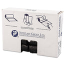 Interplast High-Density Commercial Can Liners, 16 Gal, 6 Microns, 24" X 33", Black, 1,000/Carton - IBSS243306K - TotalRestroom.com