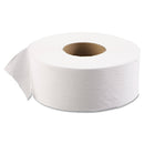 Boardwalk Jrt Jr. Bath Tissue, Jumbo, Septic Safe, 1-Ply, White, 3 1/2" X 2000 Ft, 12/Carton - BWK6101 - TotalRestroom.com