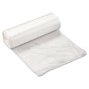 Interplast High-Density Commercial Can Liners, 10 Gal, 6 Microns, 24" X 24", Natural, 1,000/Carton - IBSEC242406N - TotalRestroom.com
