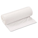 Interplast Low-Density Commercial Can Liners, 33 Gal, 0.8 Mil, 33" X 39", White, 150/Carton - IBSSL3339XHW - TotalRestroom.com