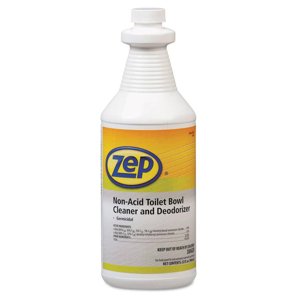 Zep Toilet Bowl Cleaner, Non-Acid, Quart Bottle - ZPP1041410EA