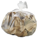 Interplast High-Density Interleaved Commercial Can Liners, 30 Gal, 8 Microns, 30" X 37", Clear, 500/Carton - IBSS303708N - TotalRestroom.com