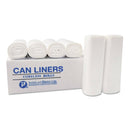 Interplast Institutional Low-Density Can Liners, 10 Gal, 0.35 Mil, 24" X 24", Black, 1,000/Carton - IBSSL2424LTK - TotalRestroom.com