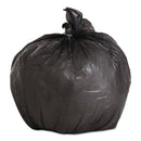 Boardwalk Low-Density Waste Can Liners, 4 Gal, 0.35 Mil, 17" X 17", Black, 1,000/Carton - BWK1717L - TotalRestroom.com