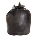 Boardwalk Low-Density Waste Can Liners, 33 Gal, 0.5 Mil, 33" X 39", Black, 200/Carton - BWK3339H - TotalRestroom.com