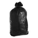Trinity Plastics Low-Density Can Liners, 55 Gal, 1.7 Mil, 22" X 58", Black, 100/Carton - TRNML3658X - TotalRestroom.com